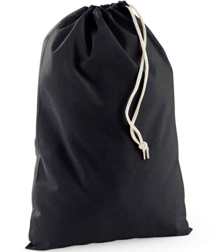Westford Mill Recycled Cotton Stuff Bag - BLK - XXS